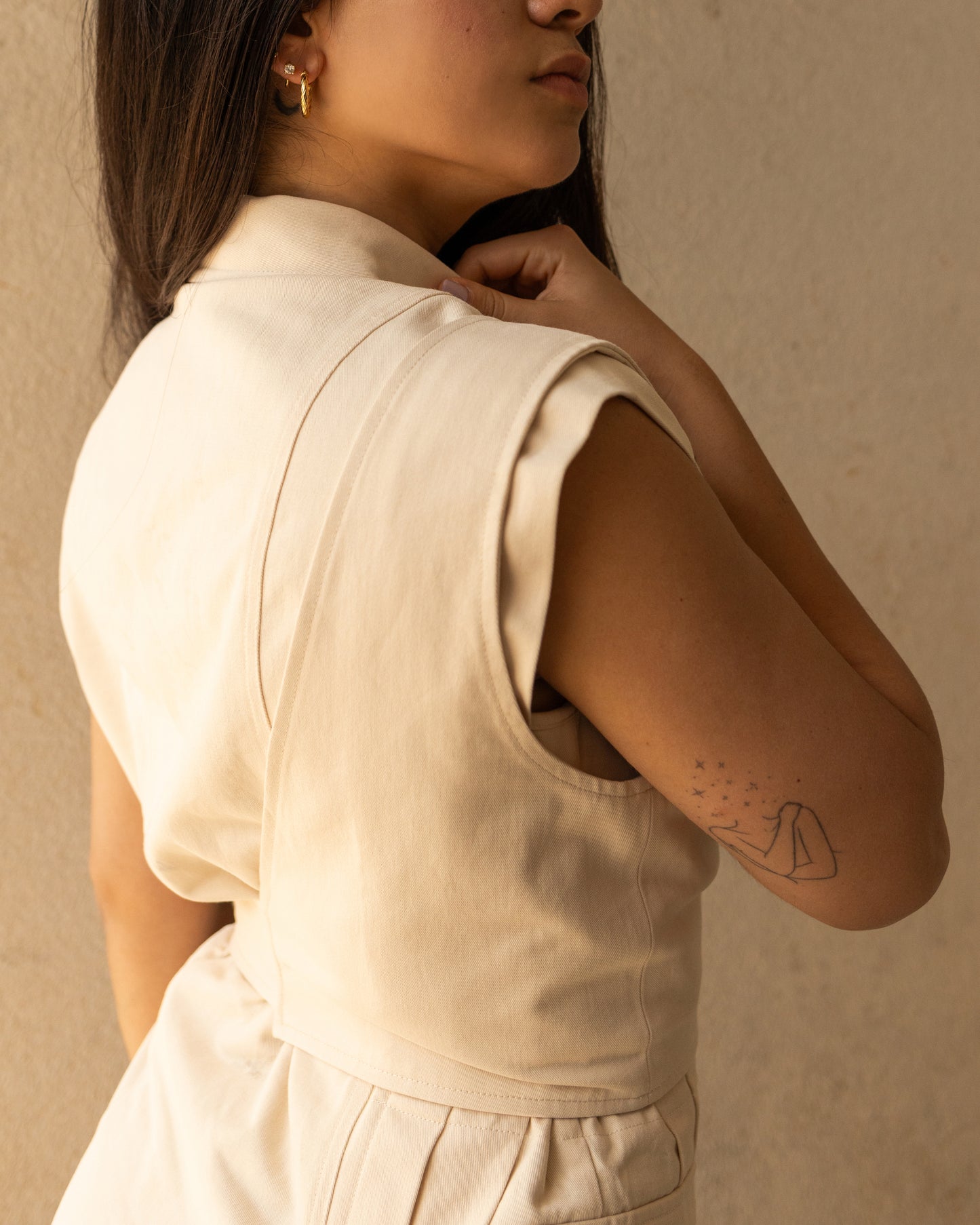 Neutral-Gold Dress