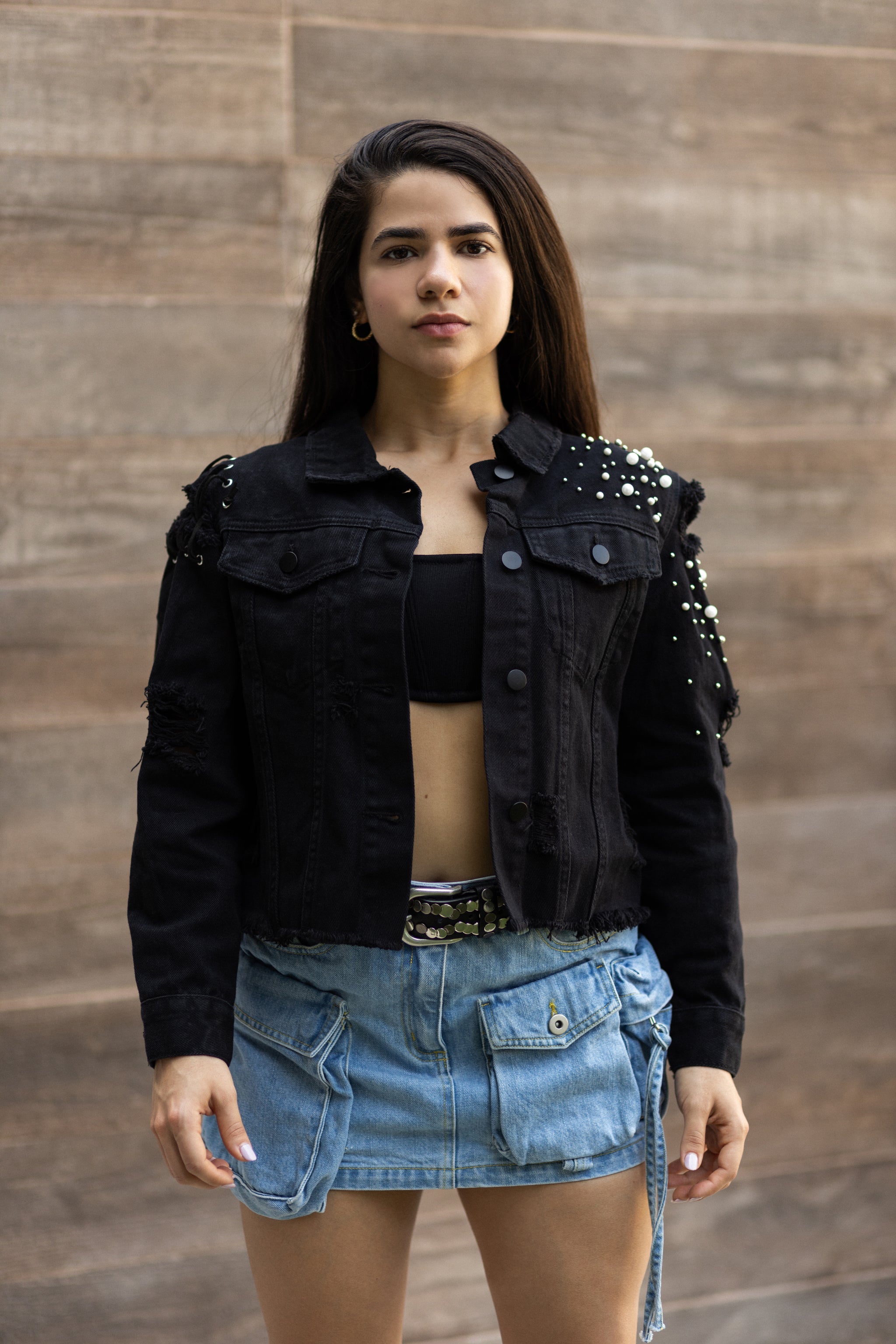 Black Ripped Jacket – Smart Basics Store